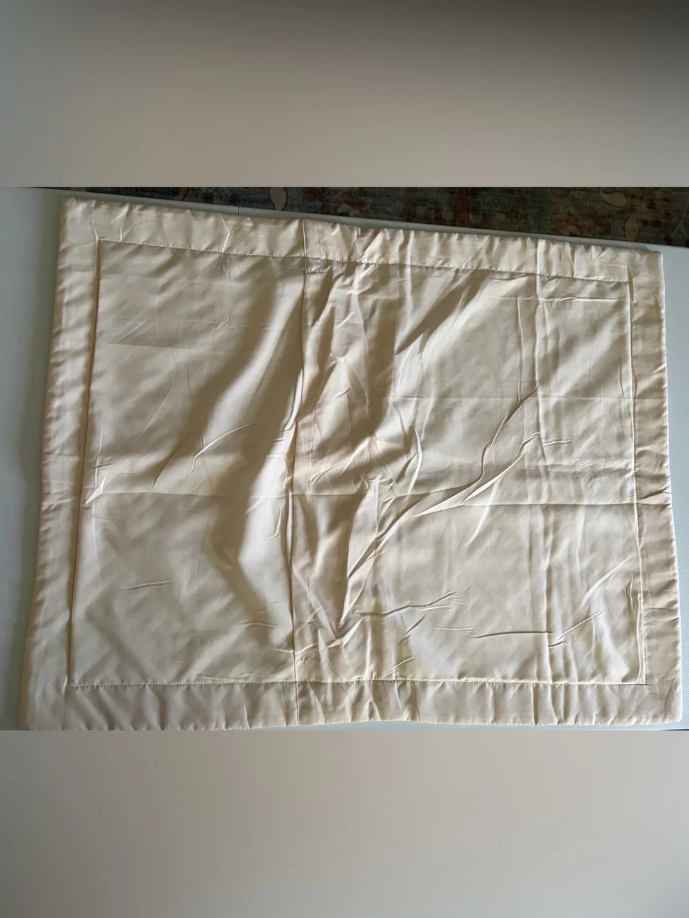 Queen Pillow Shams Set of 2 Beige Quilted Geometric Neutral Bedding